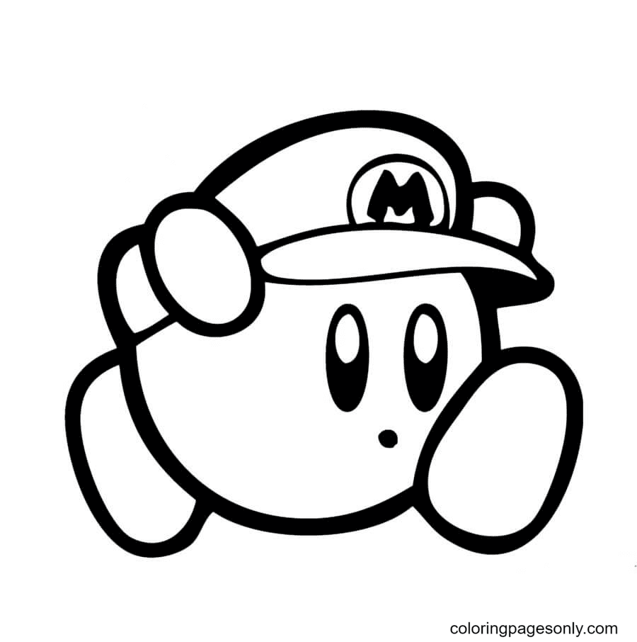Kirby coloring pages printable for free download