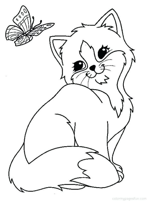 Kitten coloring pages to print free printable cute realistic dieren kleurplaten kleurplaten gratis kleurplaten