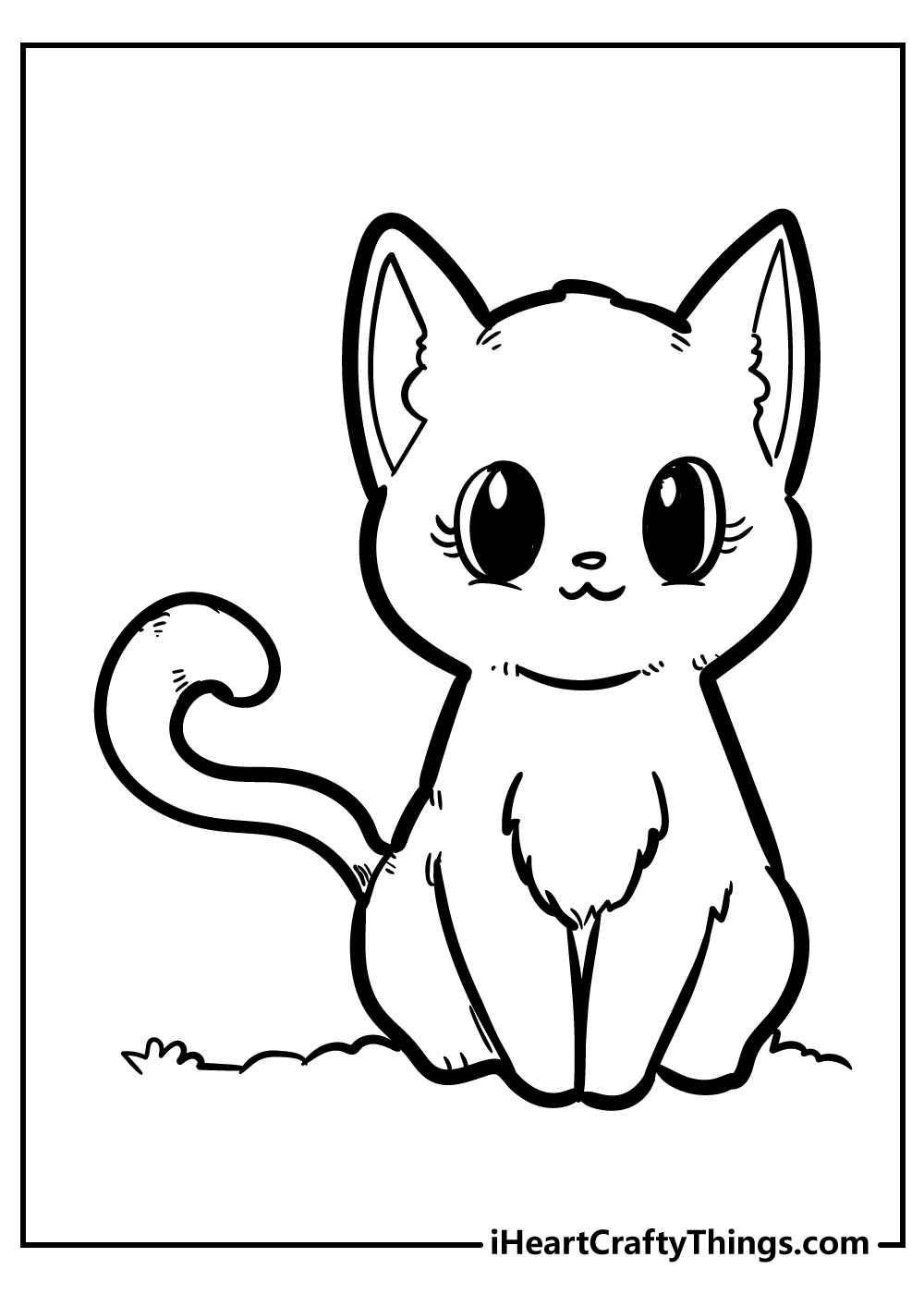 Kitten coloring pages free printables