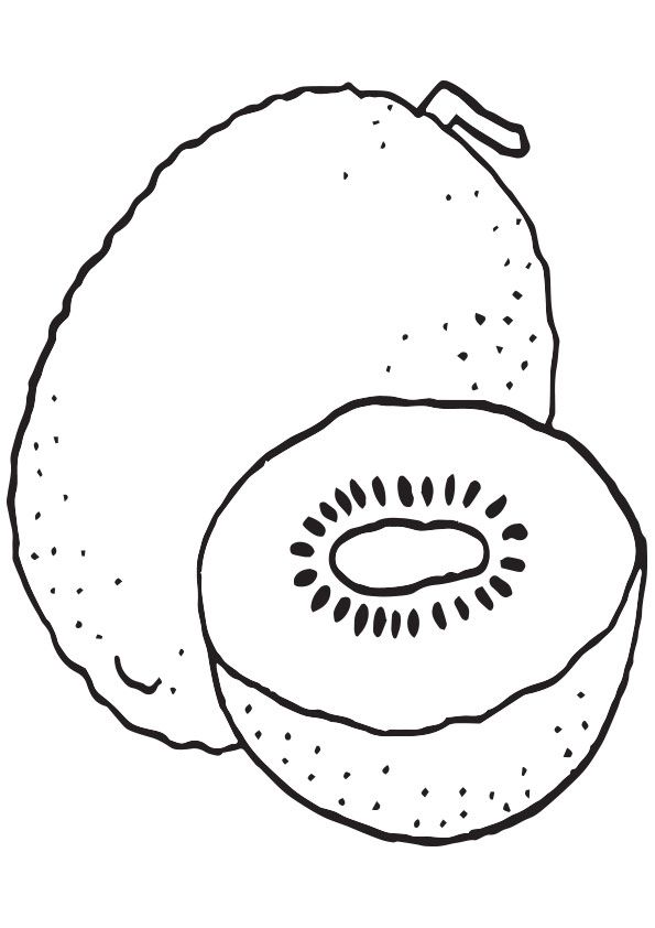 Kiwi coloring pages