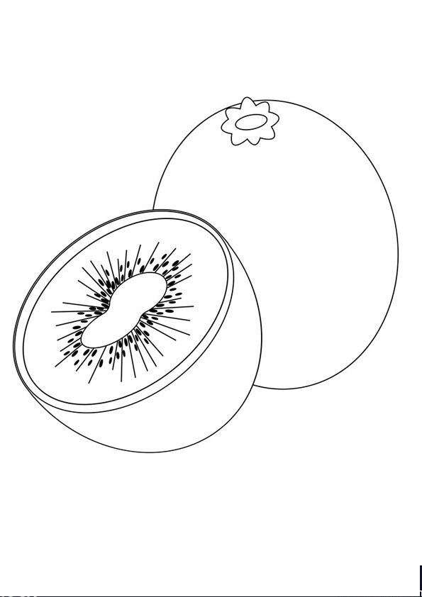 Coloring pages kiwi fruit coloring pages for kids