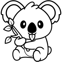 Koala coloring pages