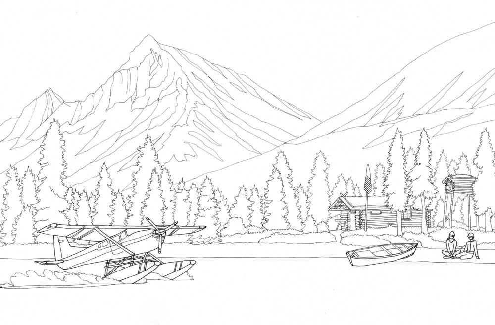 Lake clark national park coloring book â kristin link