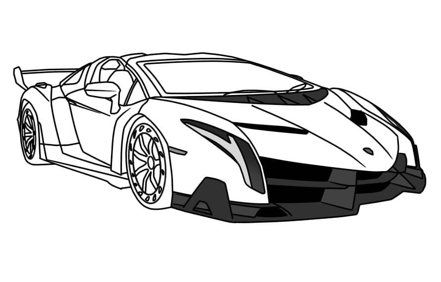 Lamborghini coloring pages by coloringpageswk on