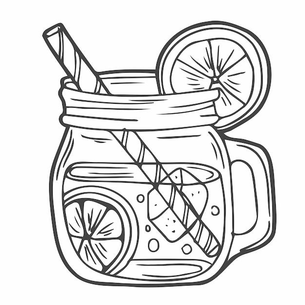 Lemonade coloring page images