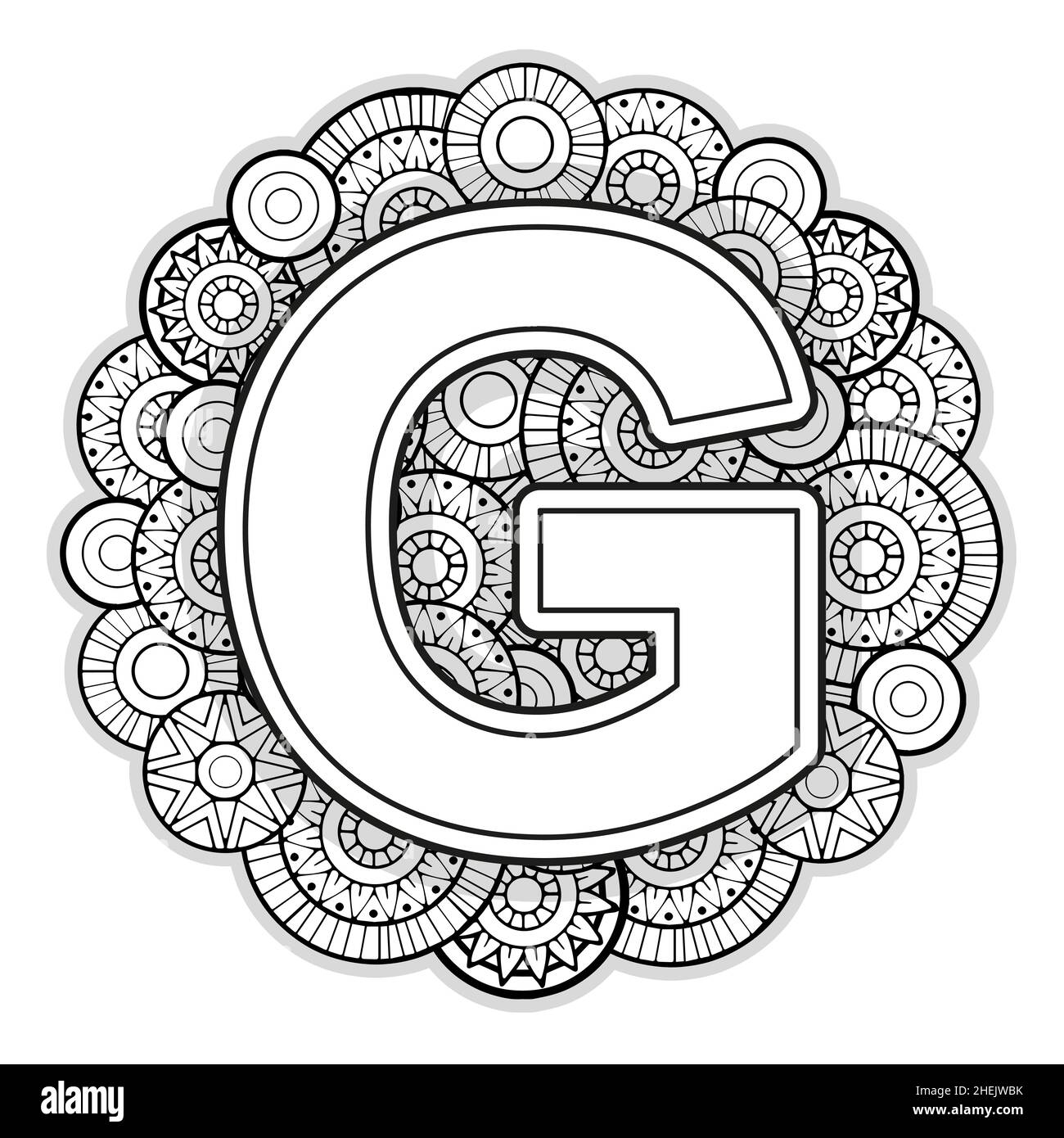 Letter g coloring pages hi