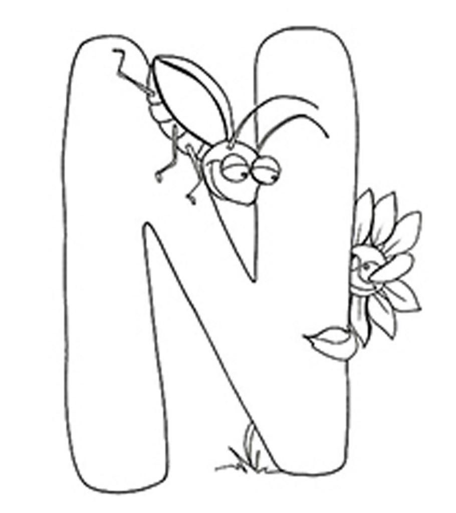 Top free printable letter n coloring pages online