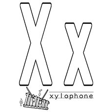 Top free printable letter x coloring pages online