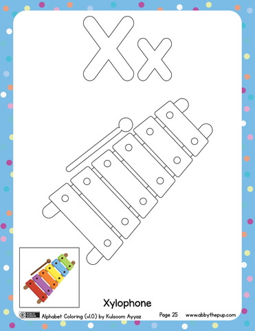 Letter x coloring pages free coloring pages