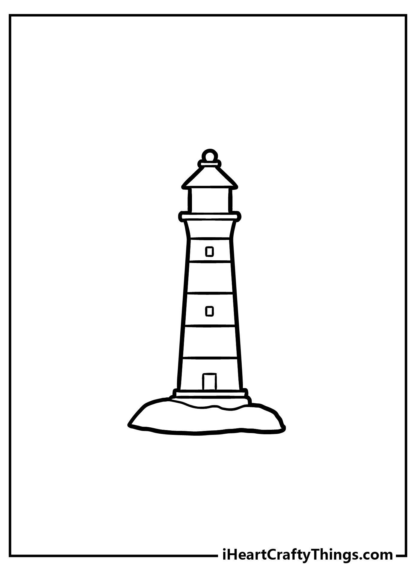 Lighthouse coloring pages free printables