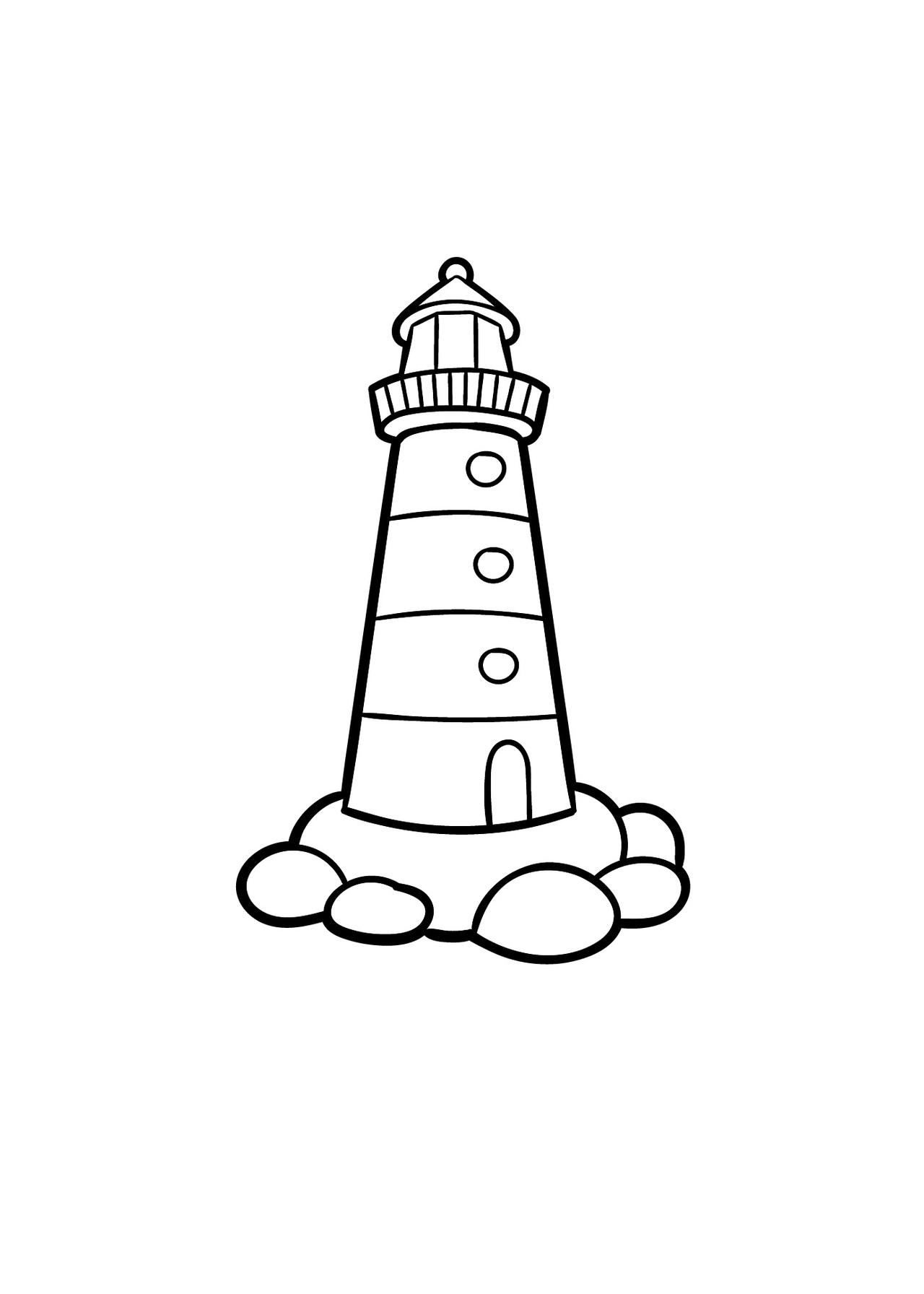 Lighthouse coloring pages by coloringpageswk on