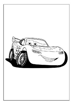 The perfect gift for little racers printable lightning mcqueen coloring pages