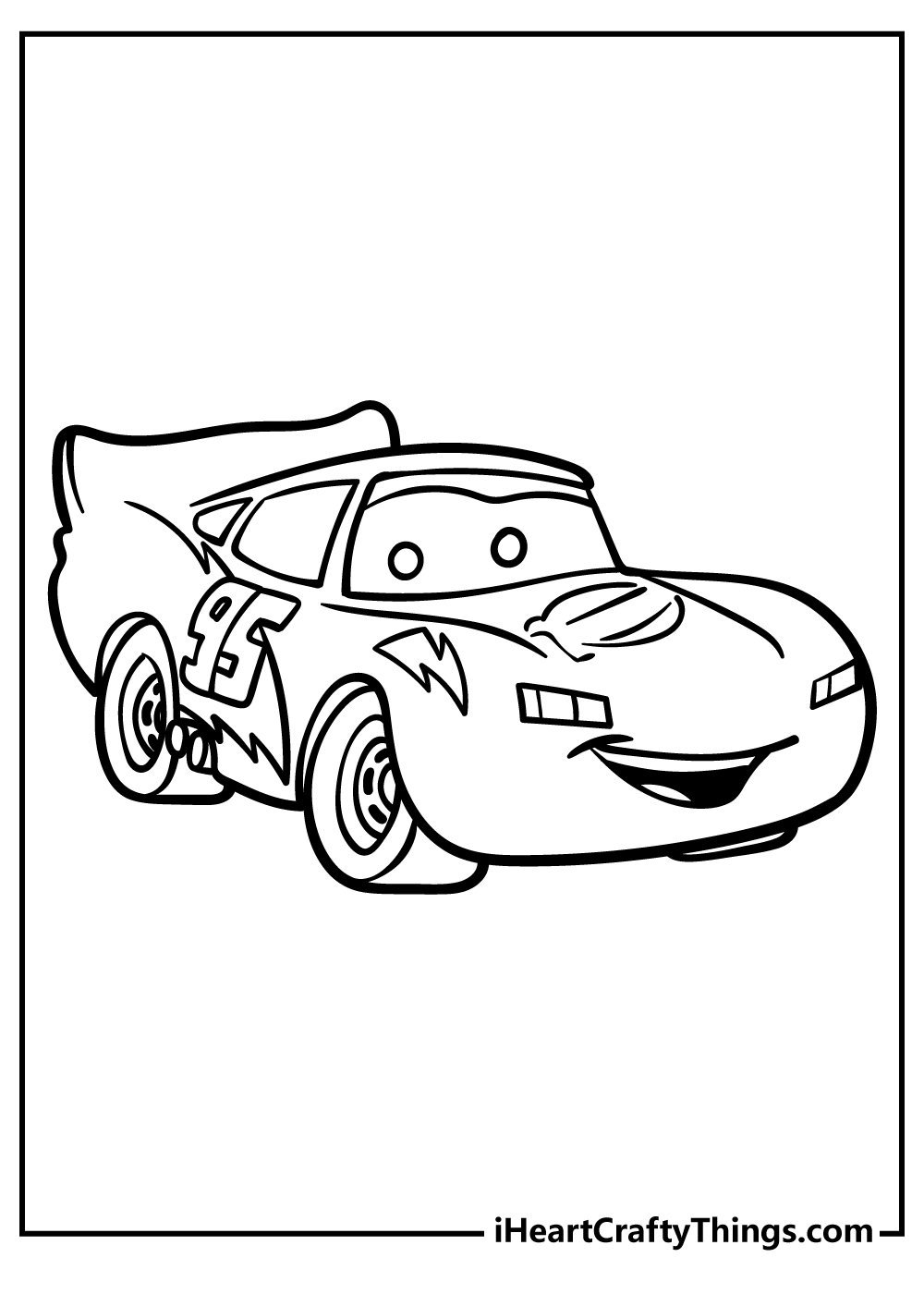 Lightning mcqueen coloring pages free printables