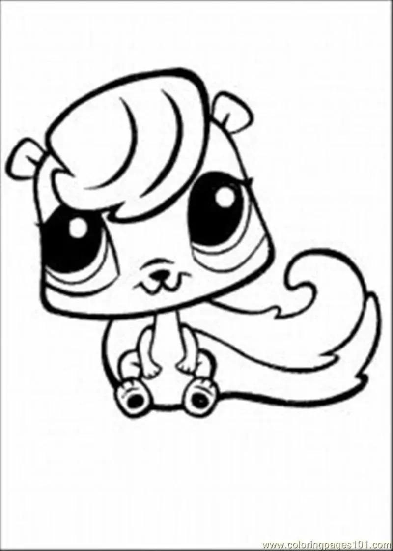 Littlest pet shop coloring pages