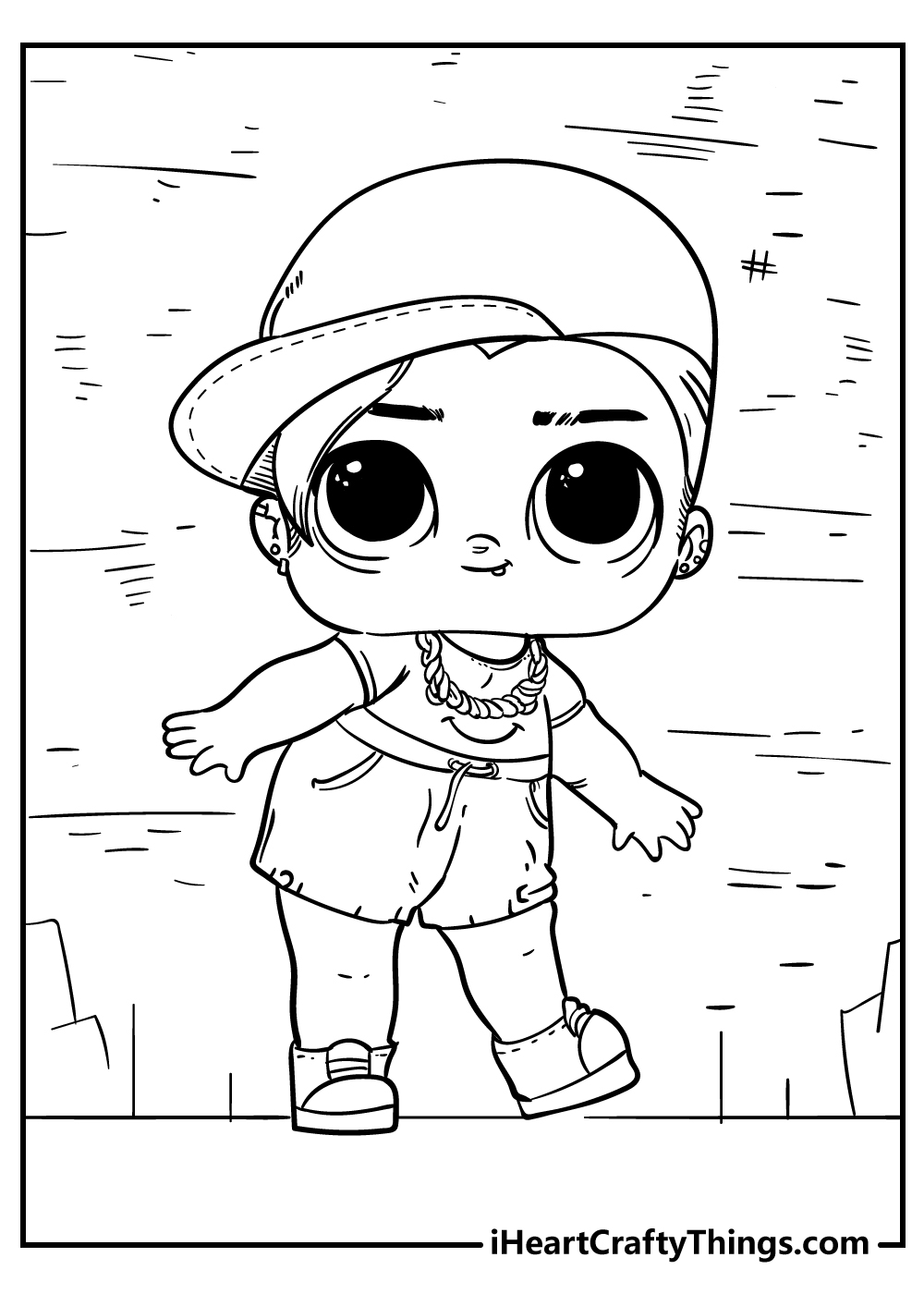 Lol doll coloring pages free printables