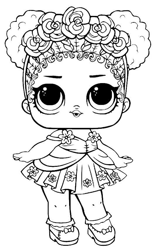 Lol dolls coloring pages