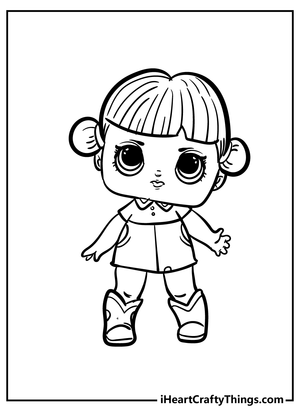 Lol doll coloring pages free printables