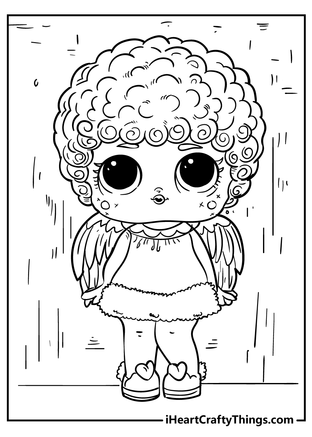 Lol doll coloring pages free printables