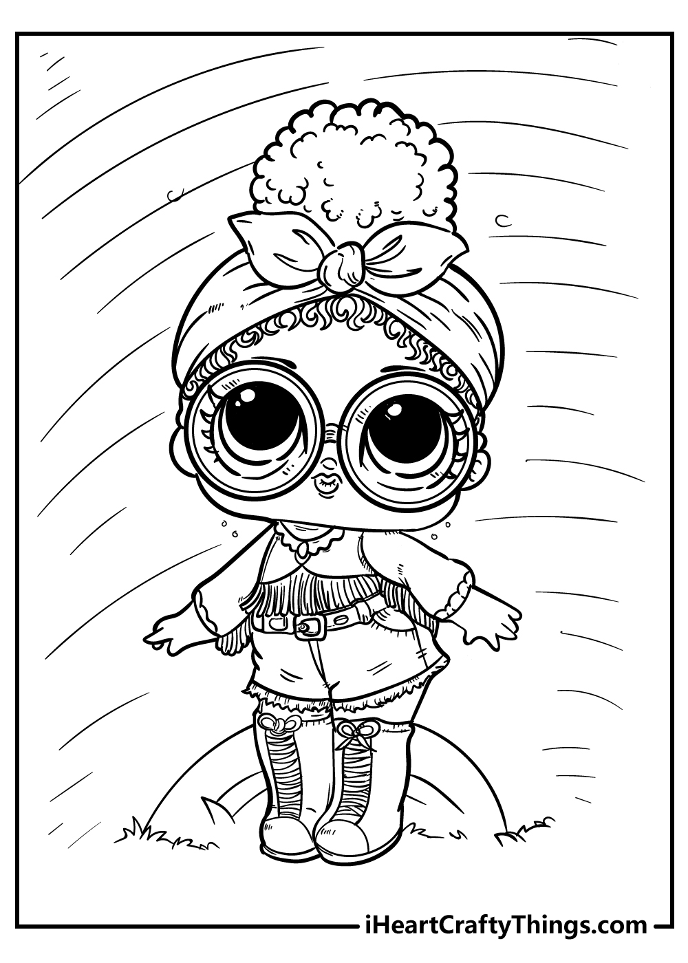 Lol doll coloring pages free printables