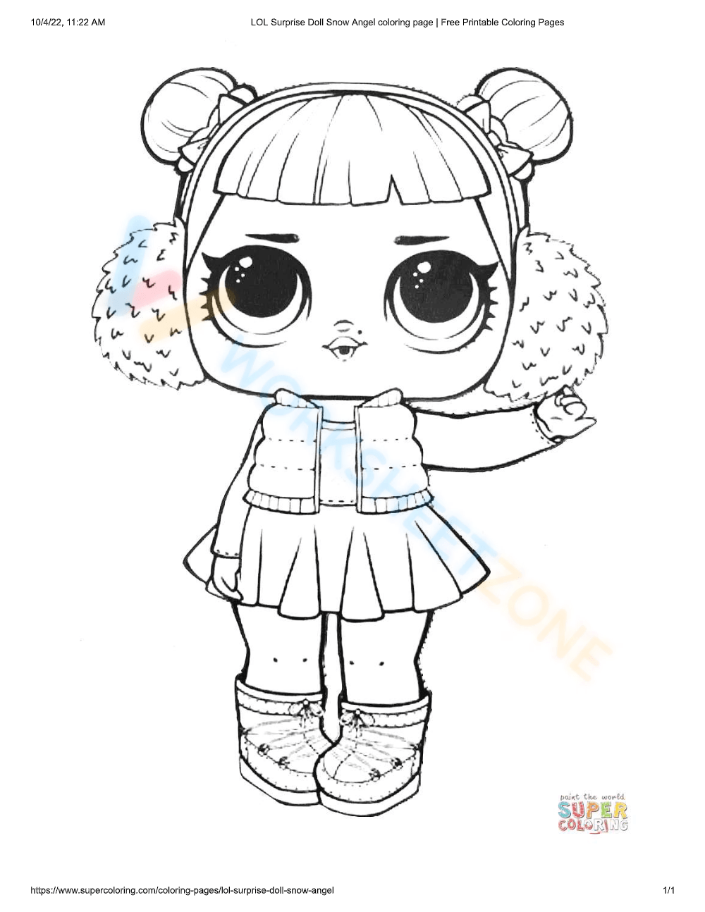 Free printable lol coloring pages lol doll coloring