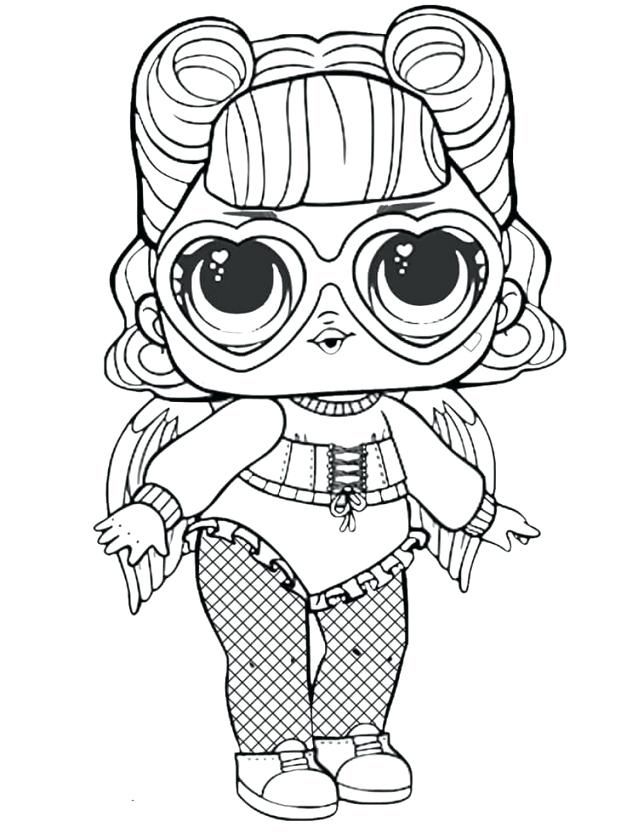 Lol dolls coloring pages