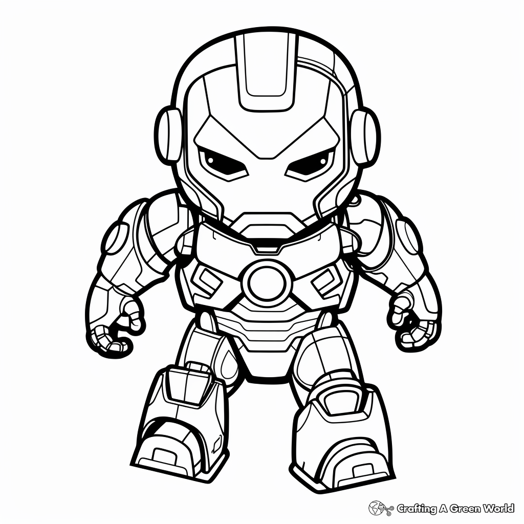 Iron man coloring pages