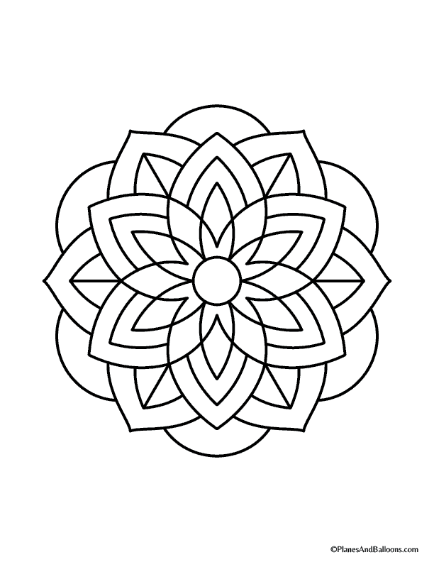 Easy mandala coloring pages that youll actually want to color simple mandala mandala coloring pages simple mandala design