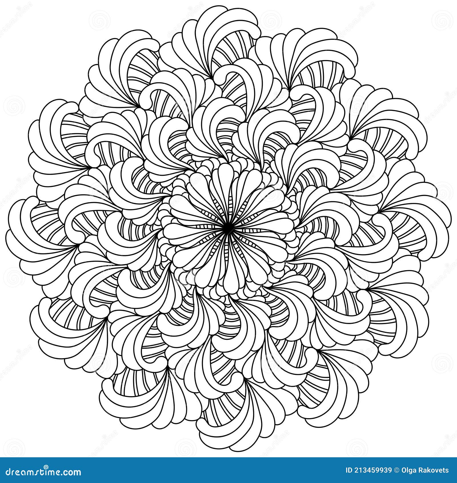 Mandala coloring stock illustrations â mandala coloring stock illustrations vectors clipart