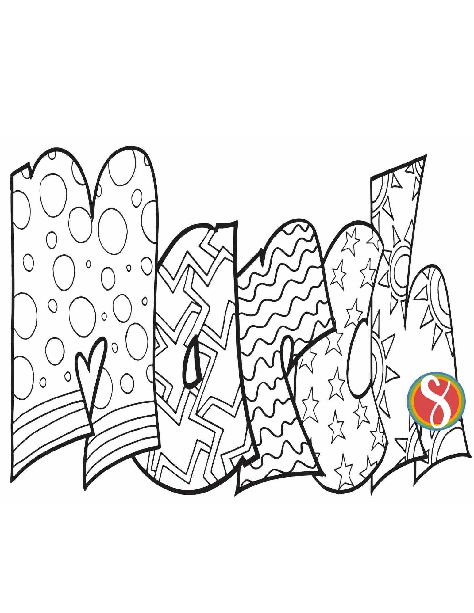 Free march coloring pages â stevie doodles