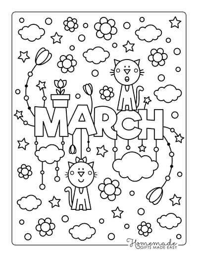 Free printable spring coloring pages for kids adults