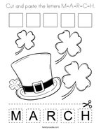 March coloring pages