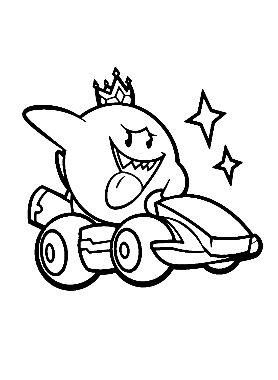 Mario kart coloring pages printable for free download