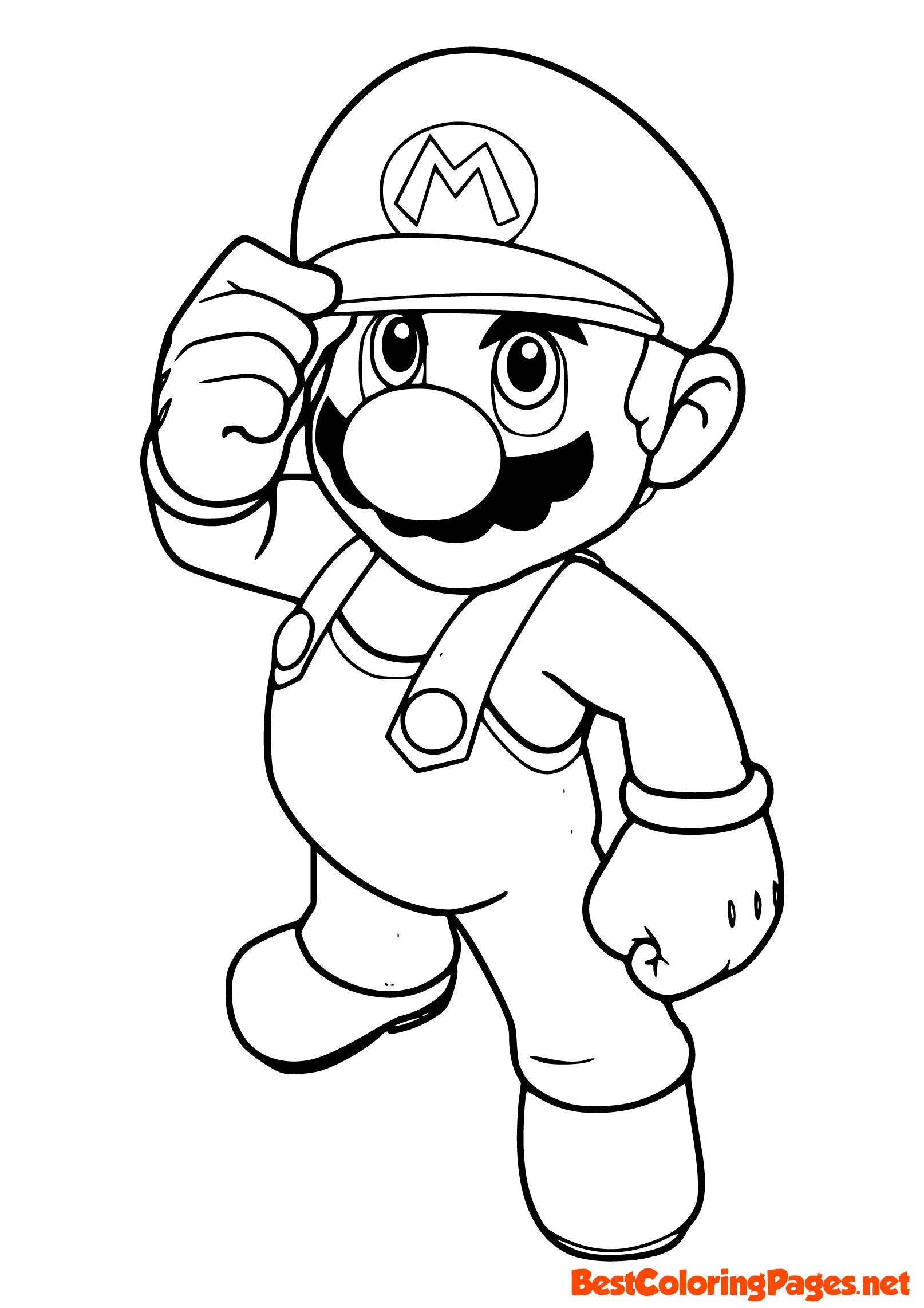 Mario coloring pages