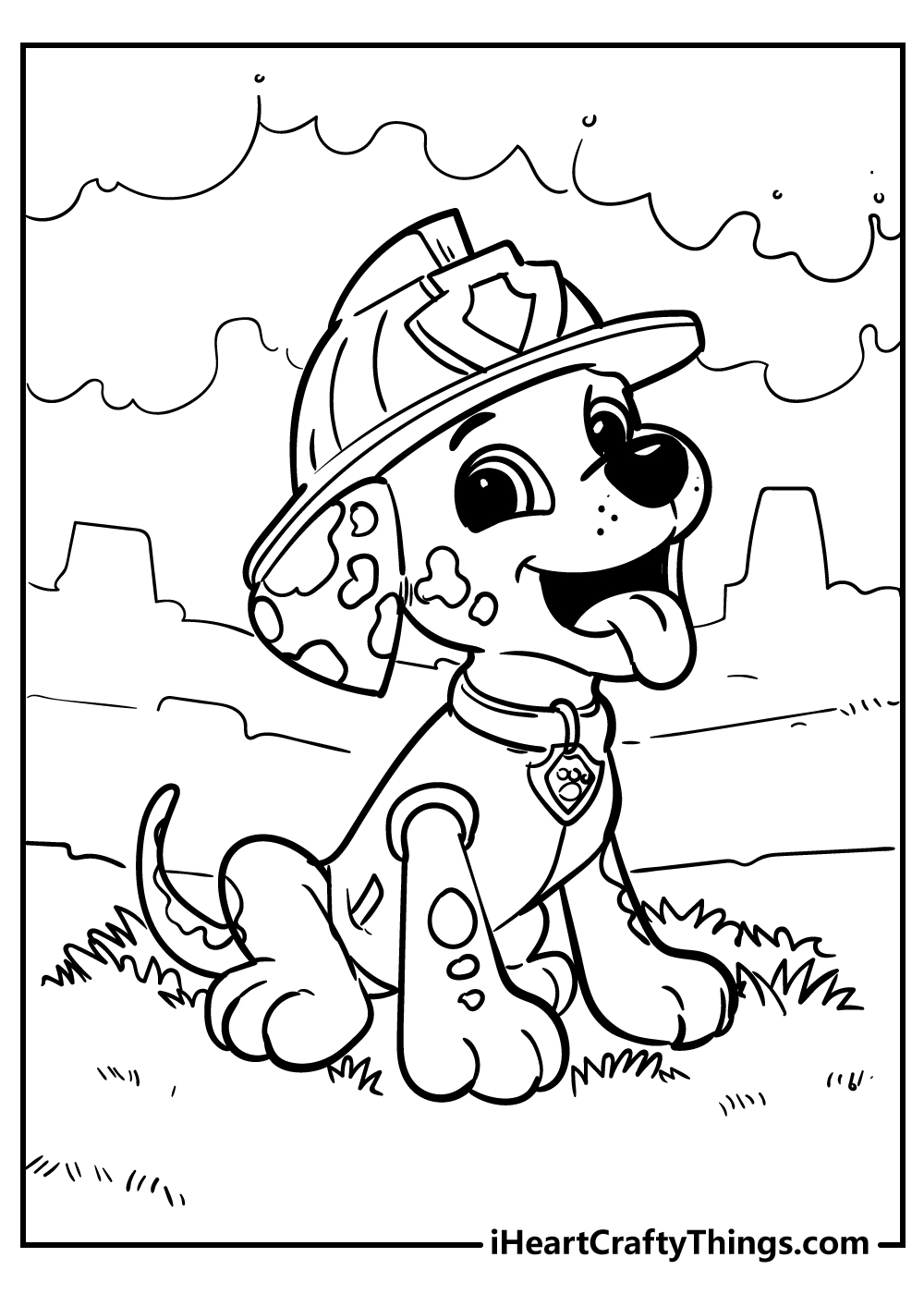 Paw patrol coloring pages free printables