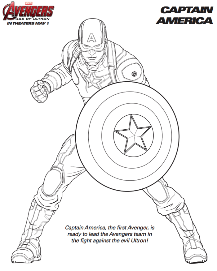 Free marvel avengers coloring pages