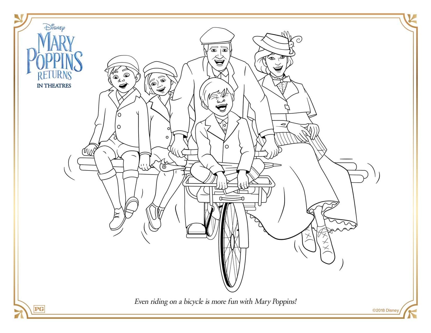 Mary poppins returns coloring pages and activity sheets crazy adventures in parenting