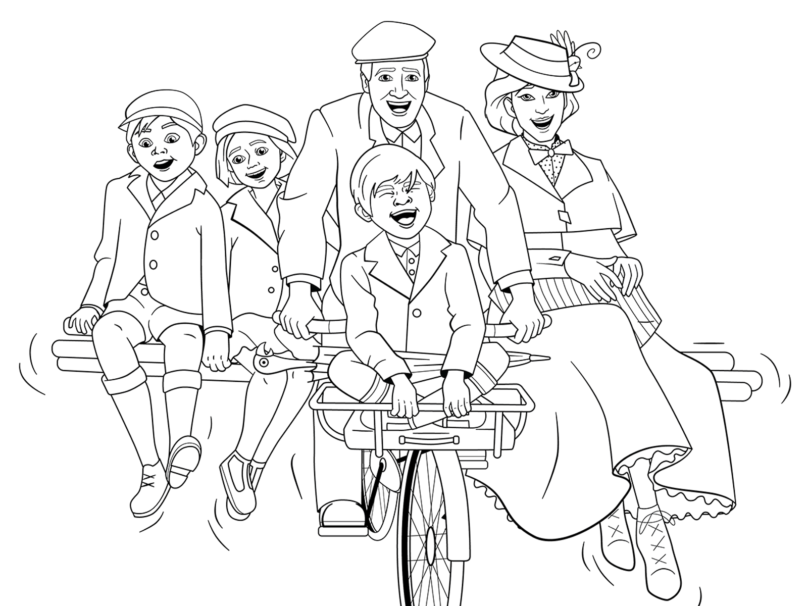 Mary poppins returns coloring page by bare tree media on