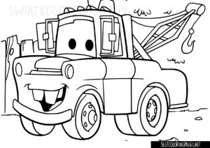 Cars coloring page