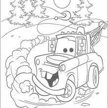 Mater coloring pages