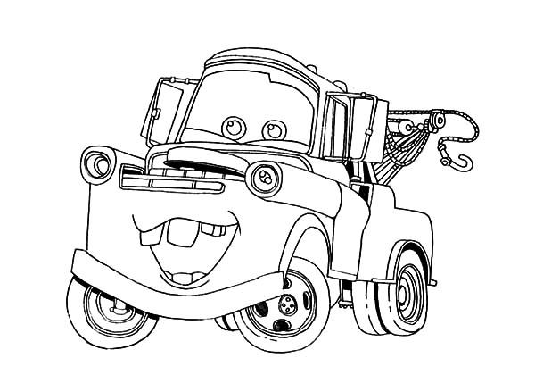 Mater tow mater going around town coloring pages tow mater going around town coloring pages pagine da colorare per bambini automobili disney arte di bambino