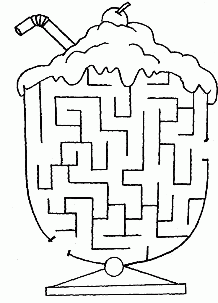 Easy mazes printable mazes for kids