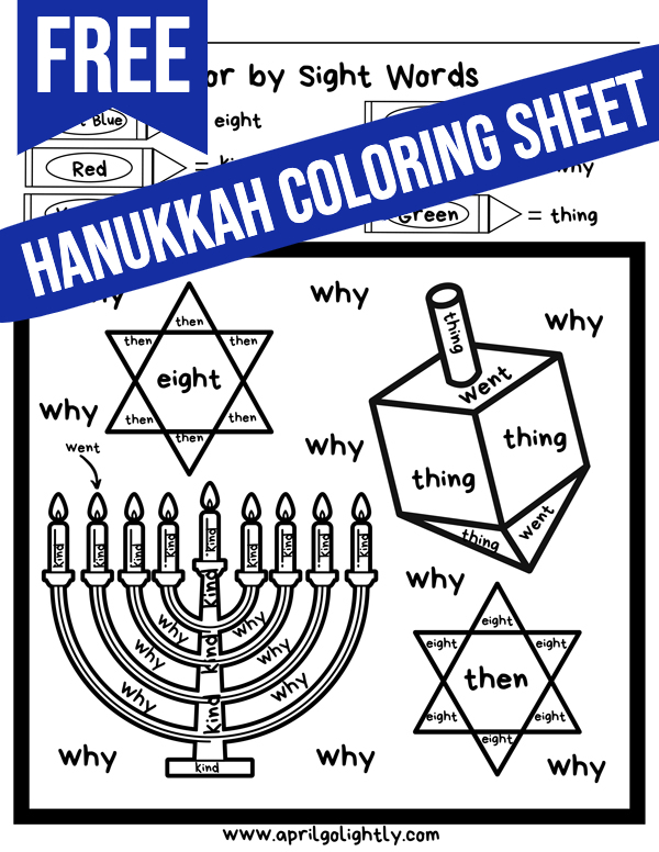 Hanukkah coloring pages