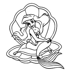 Top free printable little mermaid coloring pages online