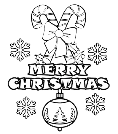 Christmas coloring pages for kids