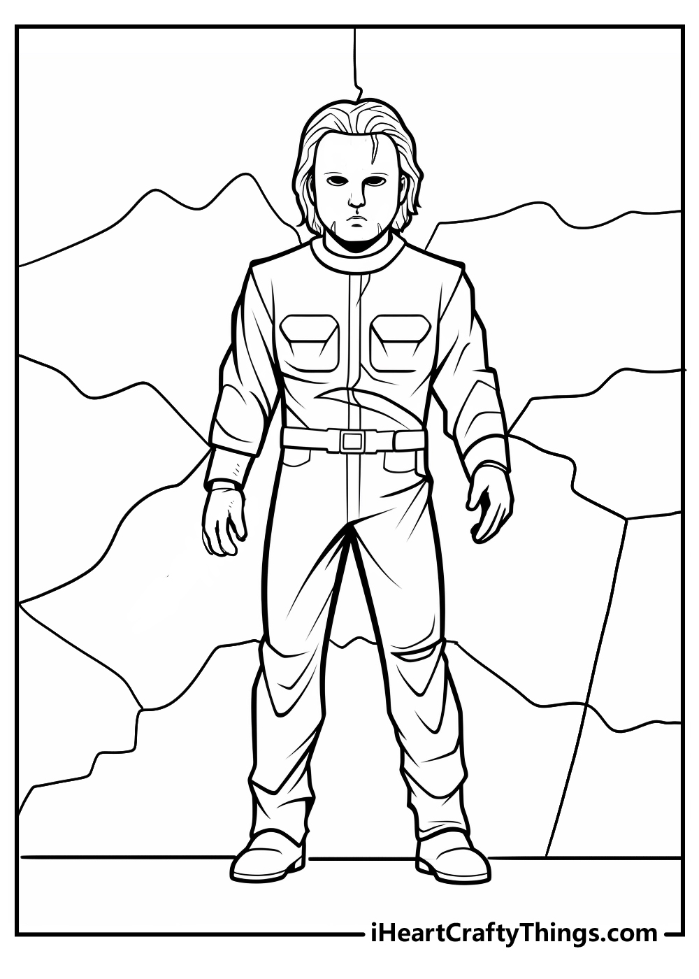 Printable michael myers coloring pages updated