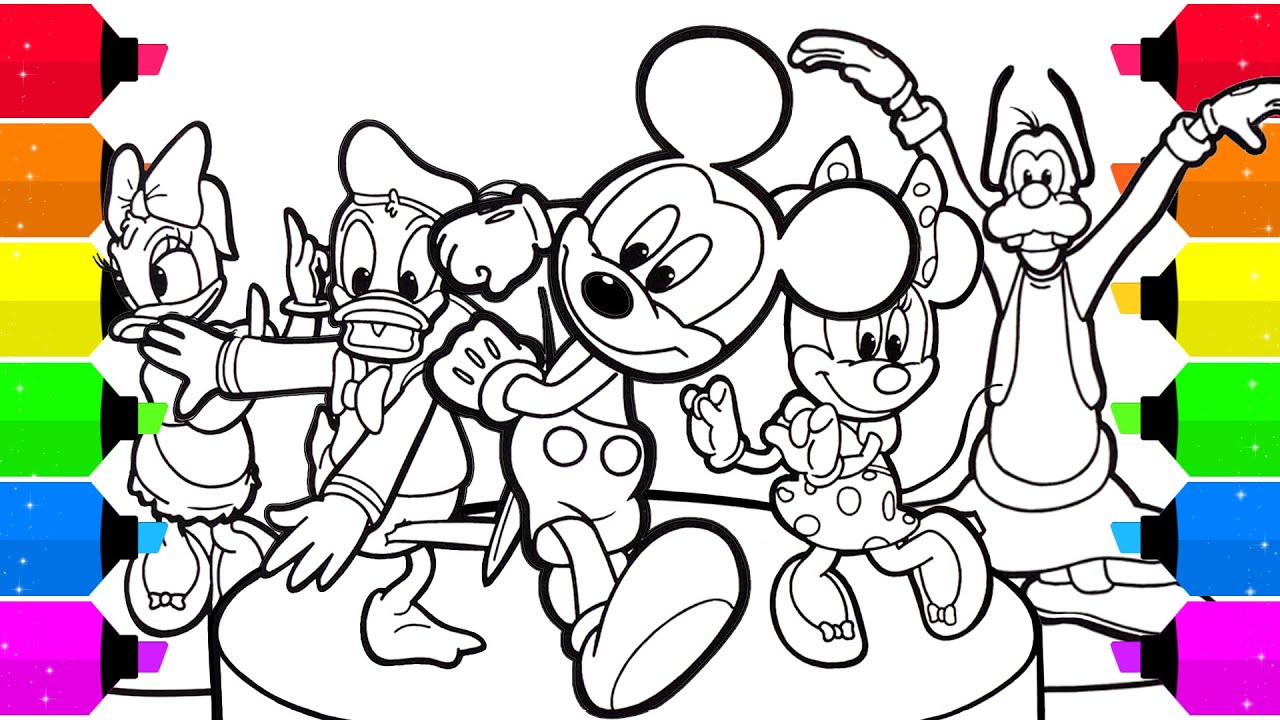 Mickey mouse clubhouse coloring pages disney junior