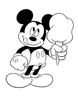 Mickey mouse coloring pages by happy chi tpt