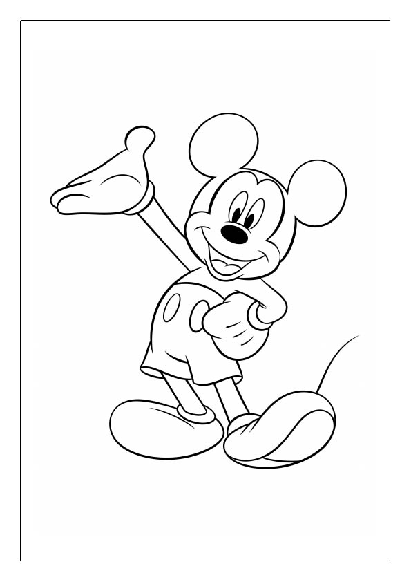 Mickey mouse coloring pages free printable coloring sheets for kids