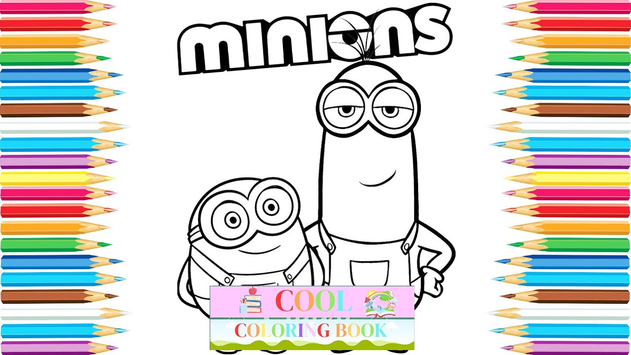 Inions coloring pages