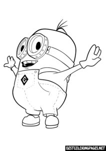 Minions coloring pages